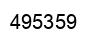 Number 495359 black image