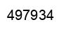 Number 497934 black image