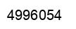 Número 4996054 imagen negro