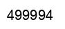 Número 499994 imagen negro