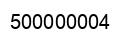 Number 500000004 black image