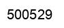 Number 500529 black image