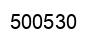 Number 500530 black image