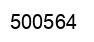 Number 500564 black image