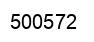 Number 500572 black image