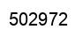 Número 502972 imagen negro