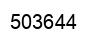 Number 503644 black image