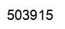 Number 503915 black image