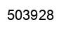 Number 503928 black image