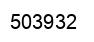 Number 503932 black image