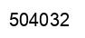 Number 504032 black image