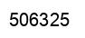 Número 506325 imagen negro
