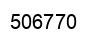 Number 506770 black image