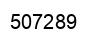 Number 507289 black image