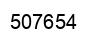 Number 507654 black image