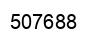 Number 507688 black image