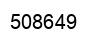 Number 508649 black image