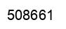 Number 508661 black image