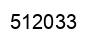 Number 512033 black image