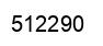 Number 512290 black image