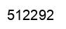 Number 512292 black image