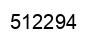Number 512294 black image