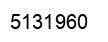 Number 5131960 black image