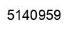 Number 5140959 black image