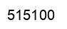 Number 515100 black image