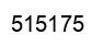 Number 515175 black image