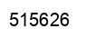 Number 515626 black image