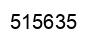 Número 515635 imagen negro