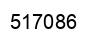 Number 517086 black image