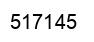 Number 517145 black image
