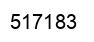 Number 517183 black image