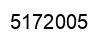 Number 5172005 black image
