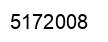 Number 5172008 black image