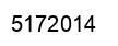 Number 5172014 black image