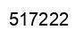 Number 517222 black image
