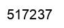Number 517237 black image