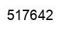 Number 517642 black image