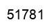 Number 51781 black image