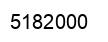 Number 5182000 black image