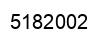Number 5182002 black image
