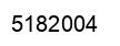 Number 5182004 black image