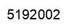 Number 5192002 black image