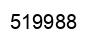 Number 519988 black image