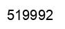 Number 519992 black image