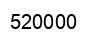 Number 520000 black image