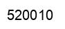 Number 520010 black image